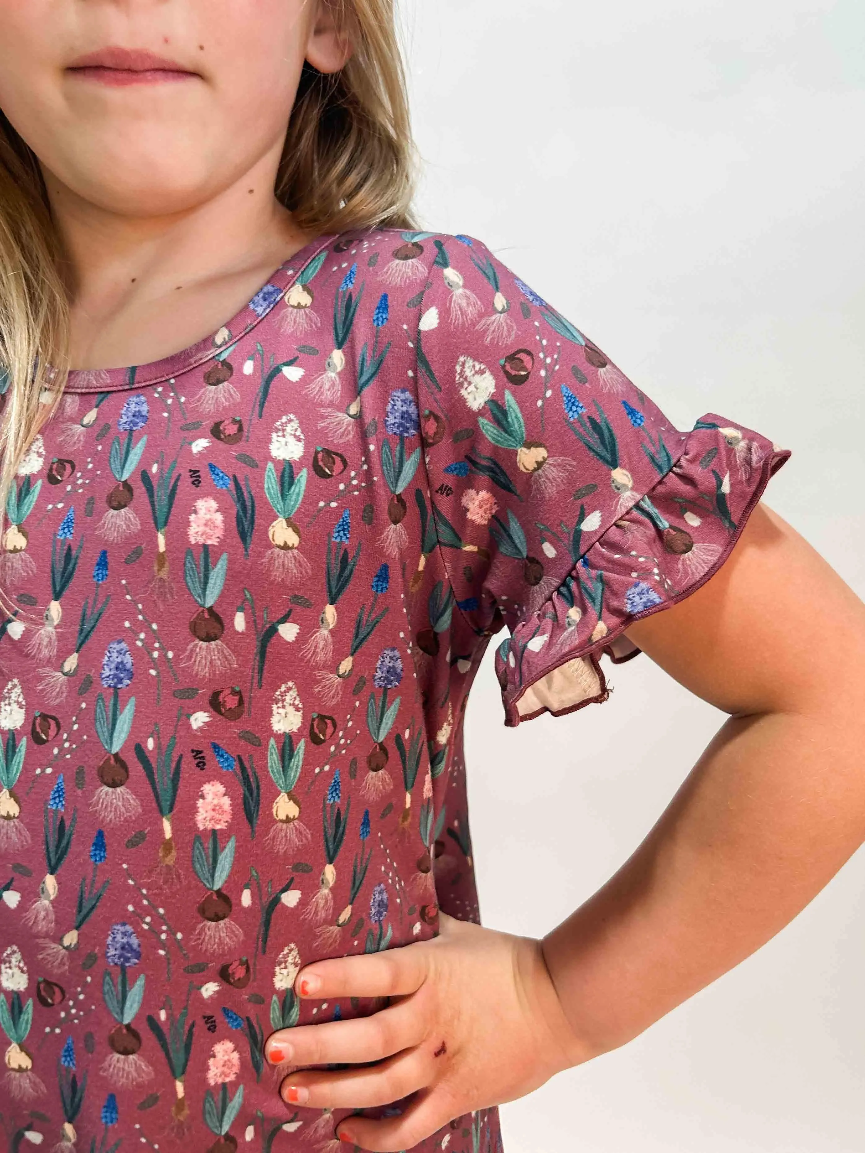 Garden Toddler/Youth Bamboo Pajama Dress