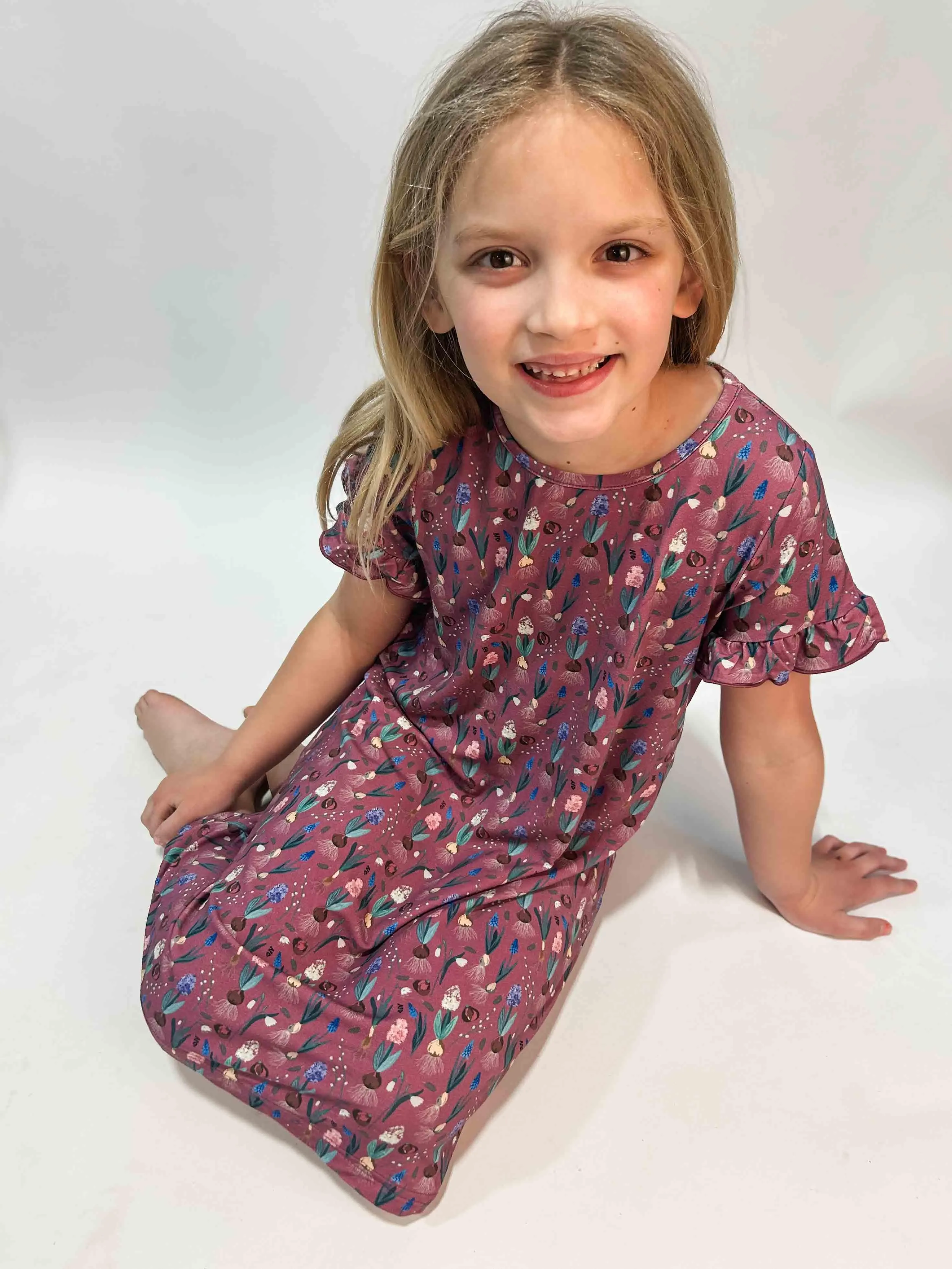 Garden Toddler/Youth Bamboo Pajama Dress