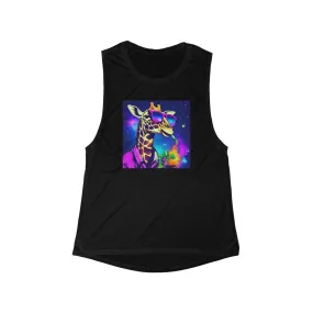 Giraffe 420 - Women's Flowy Scoop Tank