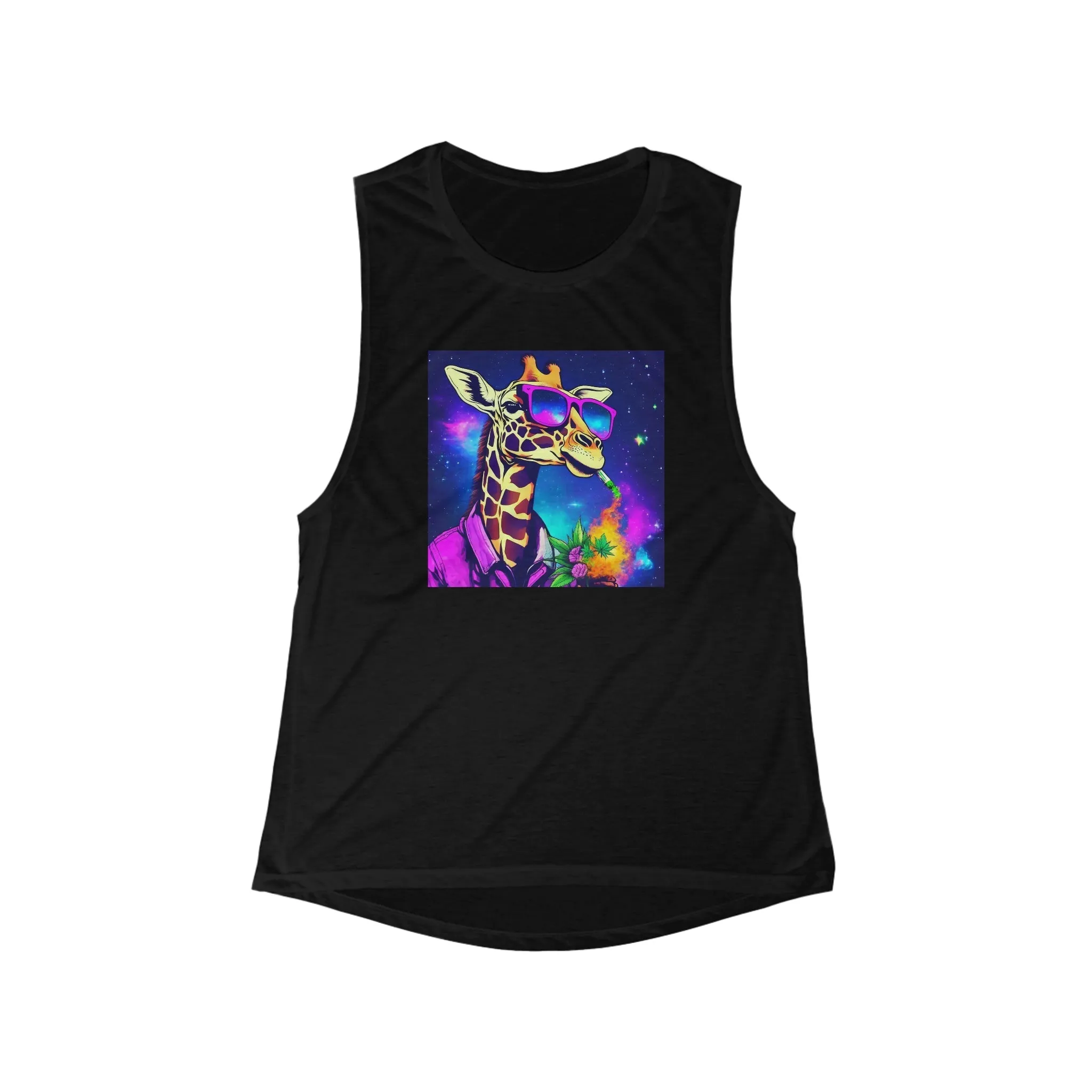 Giraffe 420 - Women's Flowy Scoop Tank