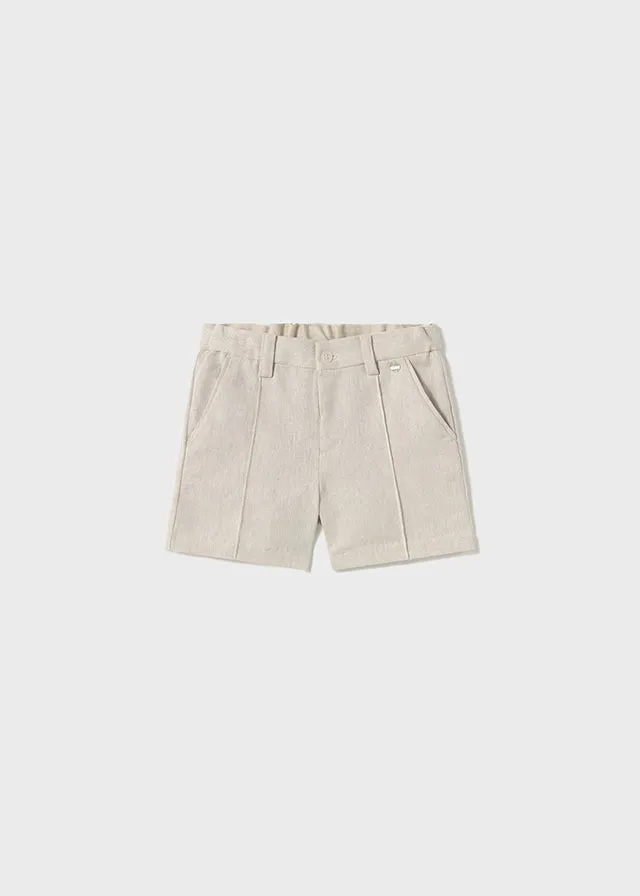 Heathered Khaki Bermuda Short