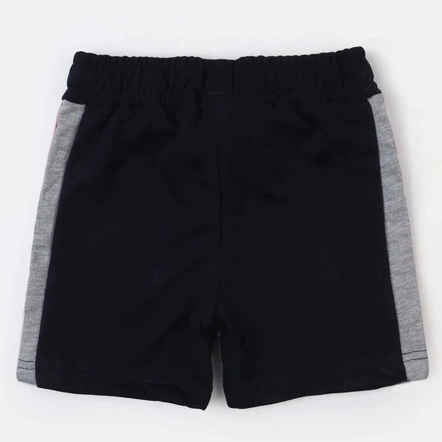 Infant Boys Knitted Short Character | Navy Blue