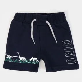 Infant Boys Knitted Short Dino - NAVY