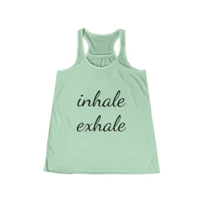 Inhale/Exhale  Flowy Racerback Tank