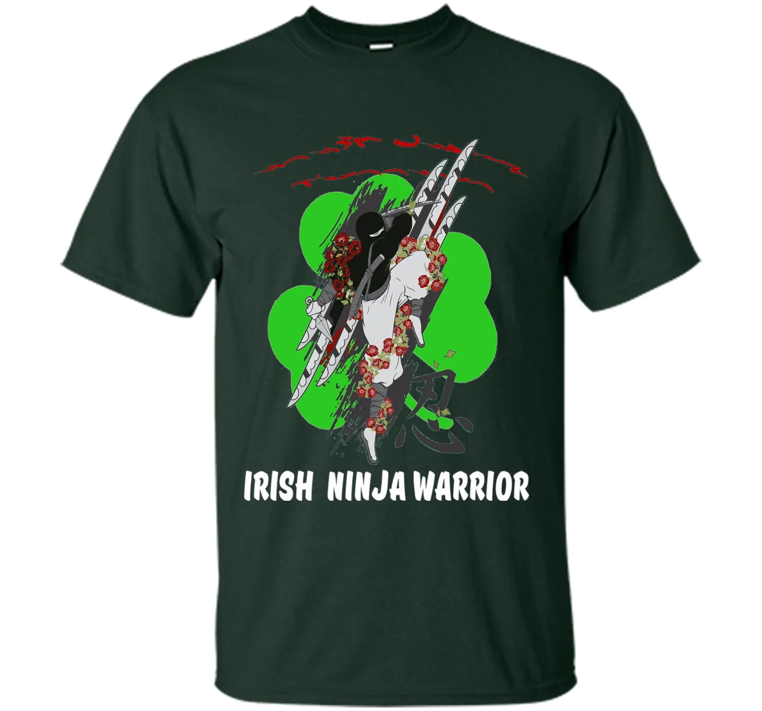 IRISH NINJA WARRIOR SAINT PATRICK'S DAY T SHIRTS