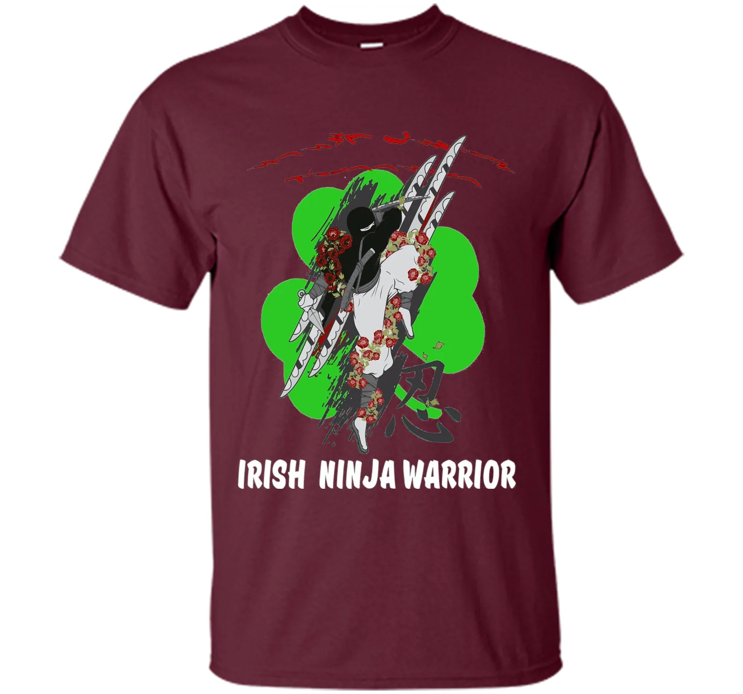 IRISH NINJA WARRIOR SAINT PATRICK'S DAY T SHIRTS
