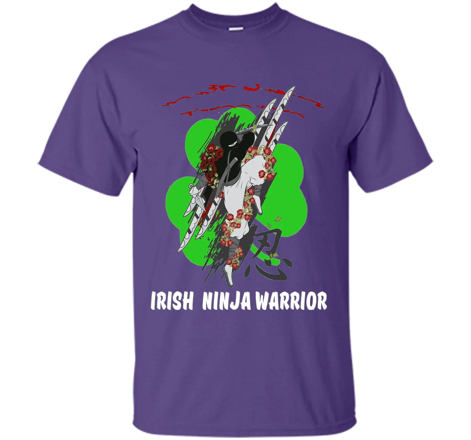 IRISH NINJA WARRIOR SAINT PATRICK'S DAY T SHIRTS