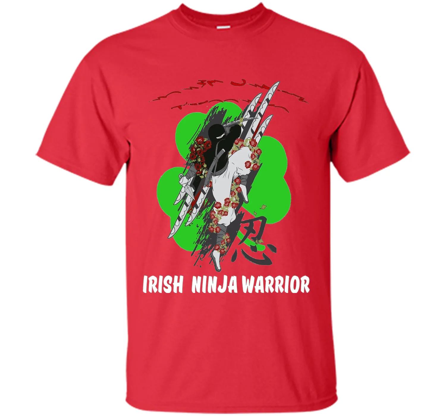 IRISH NINJA WARRIOR SAINT PATRICK'S DAY T SHIRTS