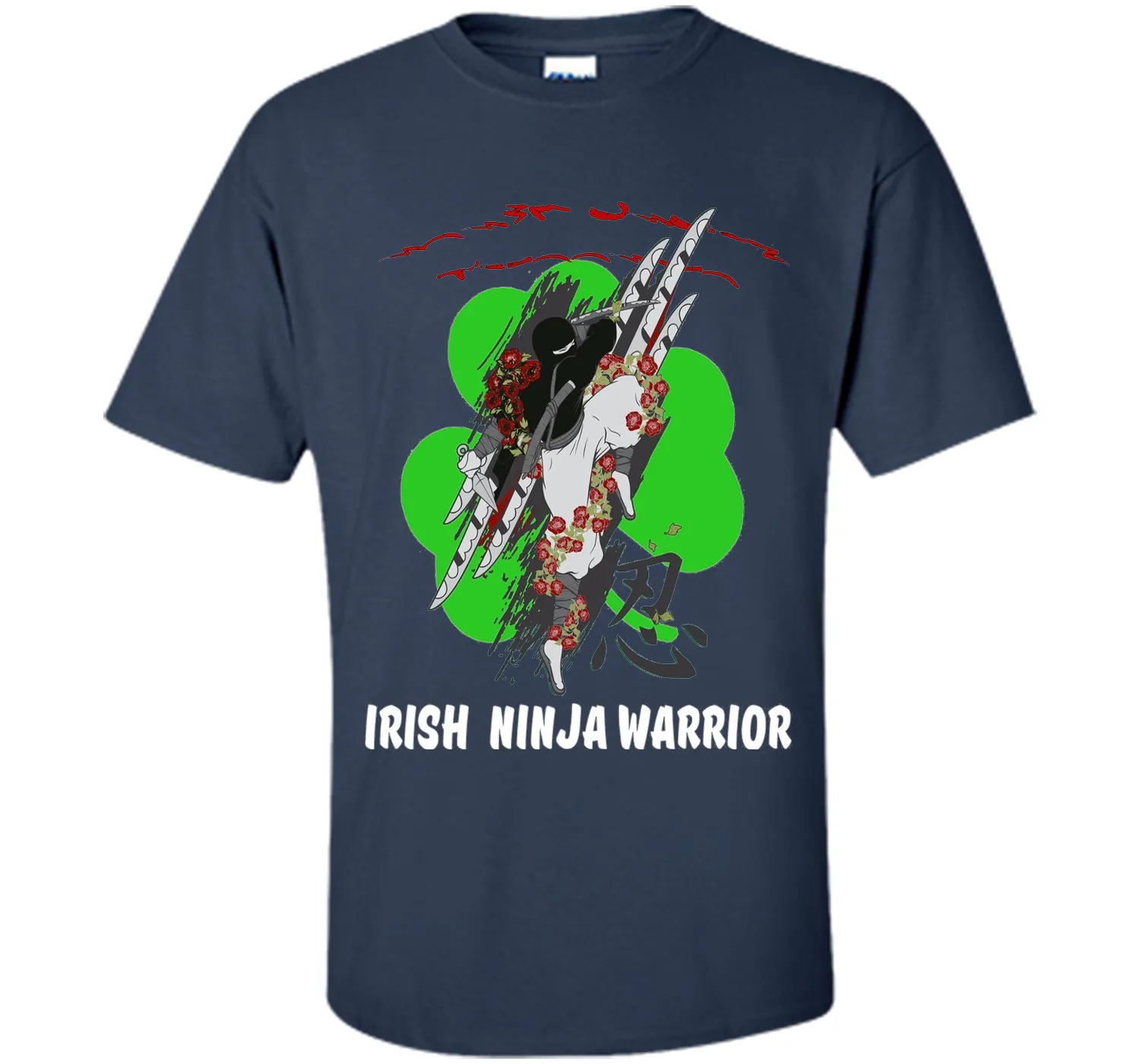 IRISH NINJA WARRIOR SAINT PATRICK'S DAY T SHIRTS
