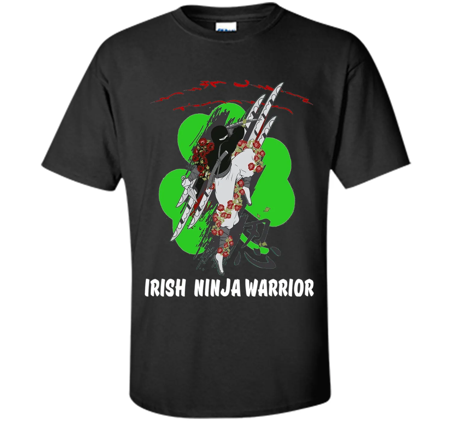 IRISH NINJA WARRIOR SAINT PATRICK'S DAY T SHIRTS