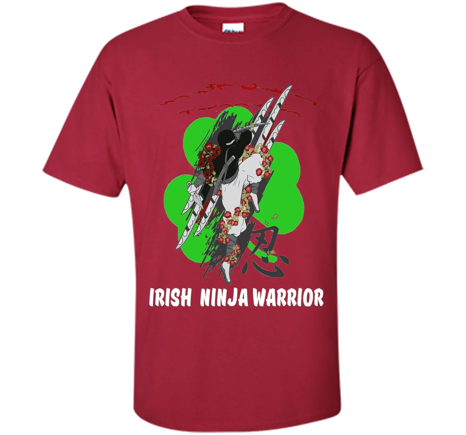 IRISH NINJA WARRIOR SAINT PATRICK'S DAY T SHIRTS