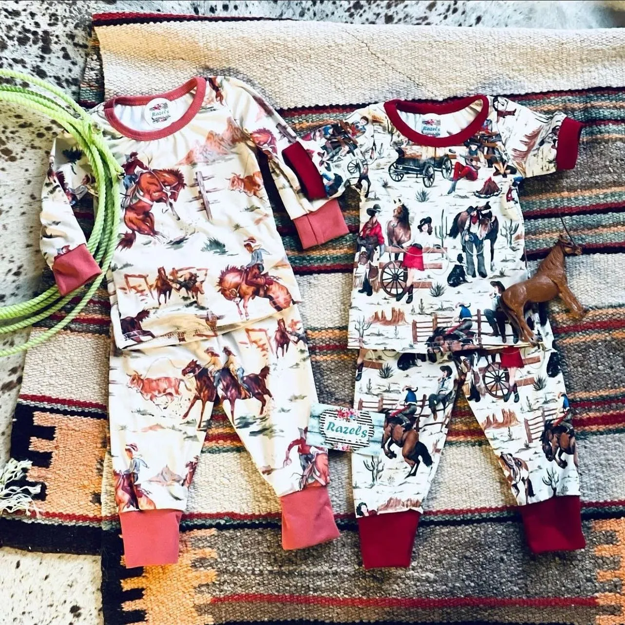 Kids Cowboy Pajamas, Western Pajamas