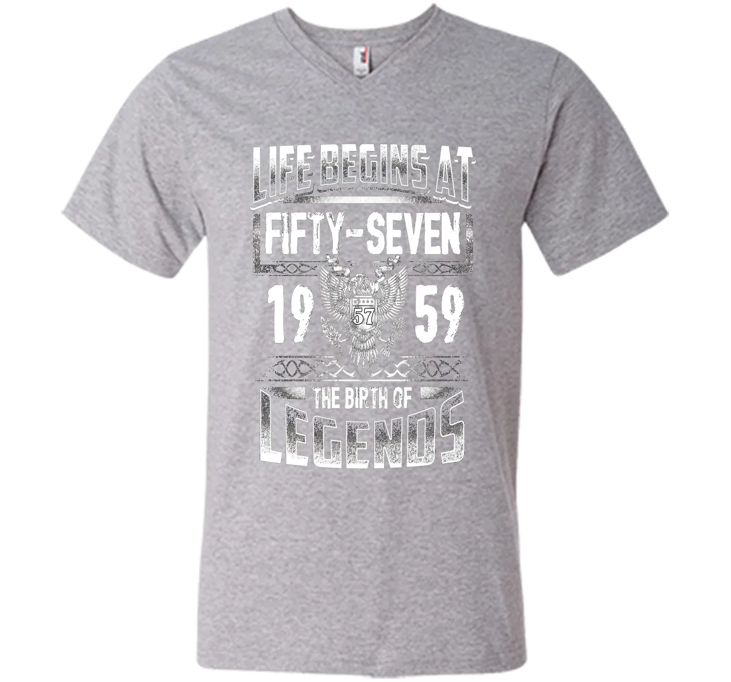 Life Begins At 57 - 1959 The Birth Of Legend T-Shirts Gifts