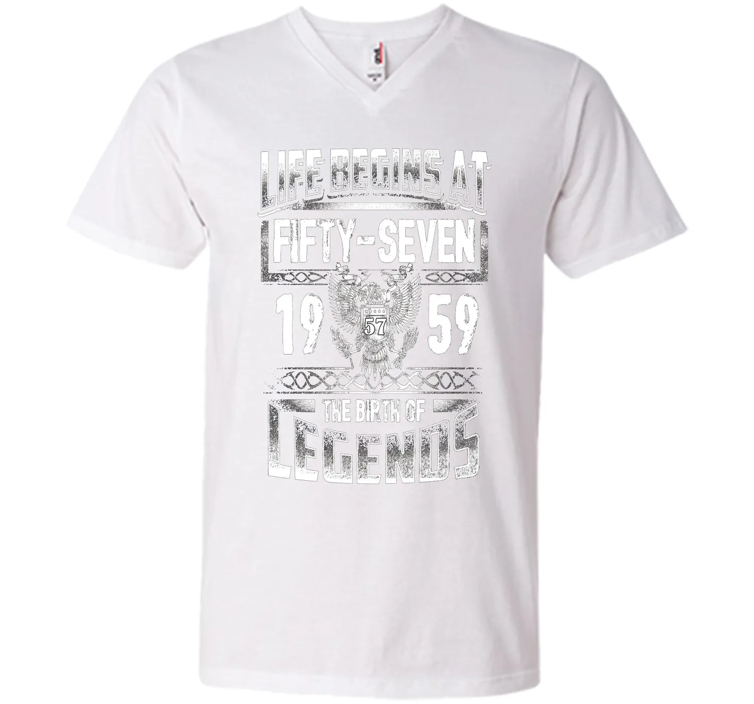 Life Begins At 57 - 1959 The Birth Of Legend T-Shirts Gifts