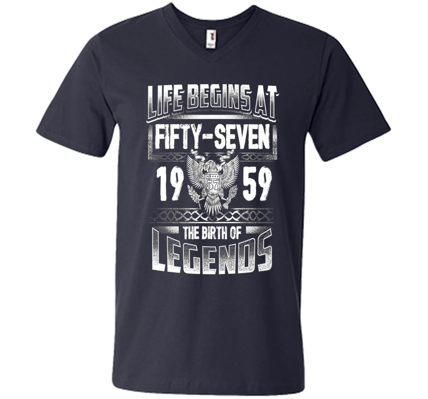 Life Begins At 57 - 1959 The Birth Of Legend T-Shirts Gifts