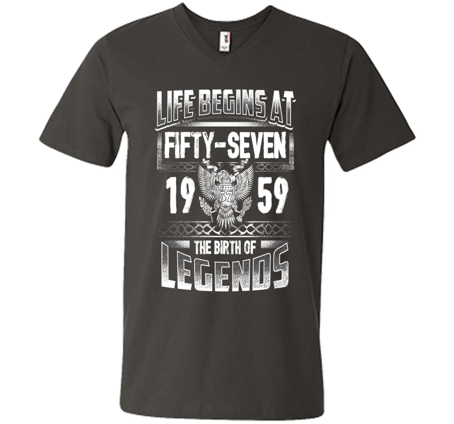 Life Begins At 57 - 1959 The Birth Of Legend T-Shirts Gifts