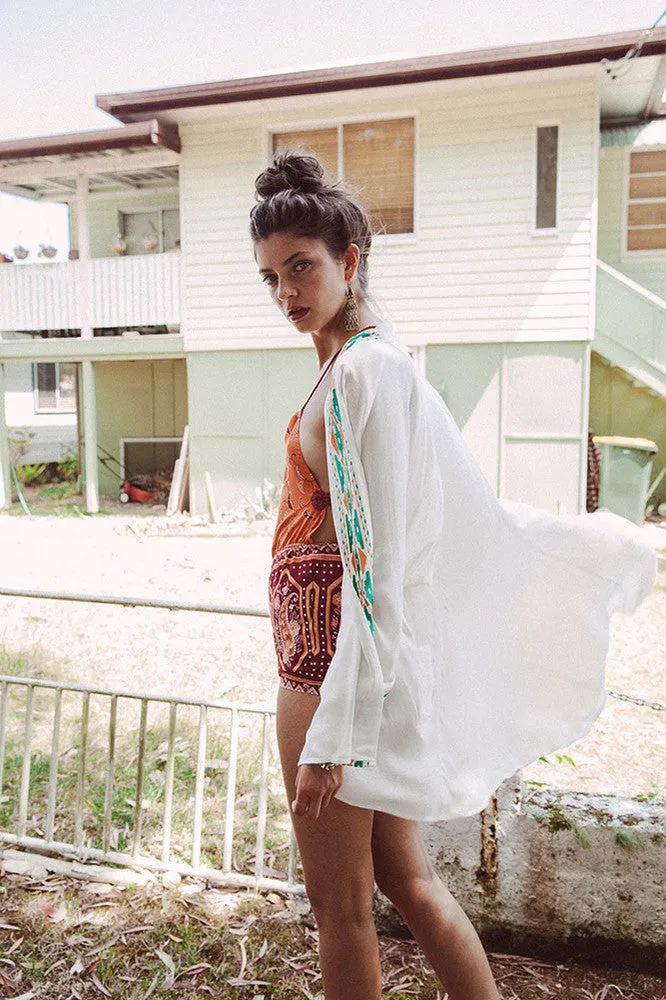 Long Sleeve Boho Chic Bohemian Cardigan Cover Up