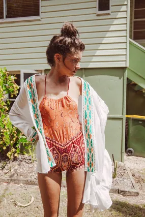 Long Sleeve Boho Chic Bohemian Cardigan Cover Up