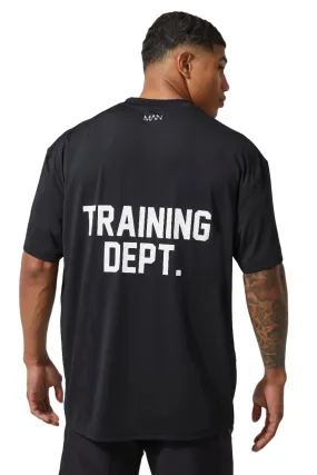 MAN ACTIVE TRAINING DEPT OVERSIZED T SHIRT