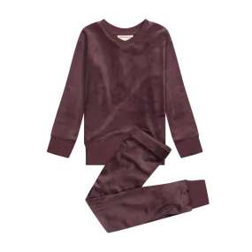 Mauve Velour Pajamas