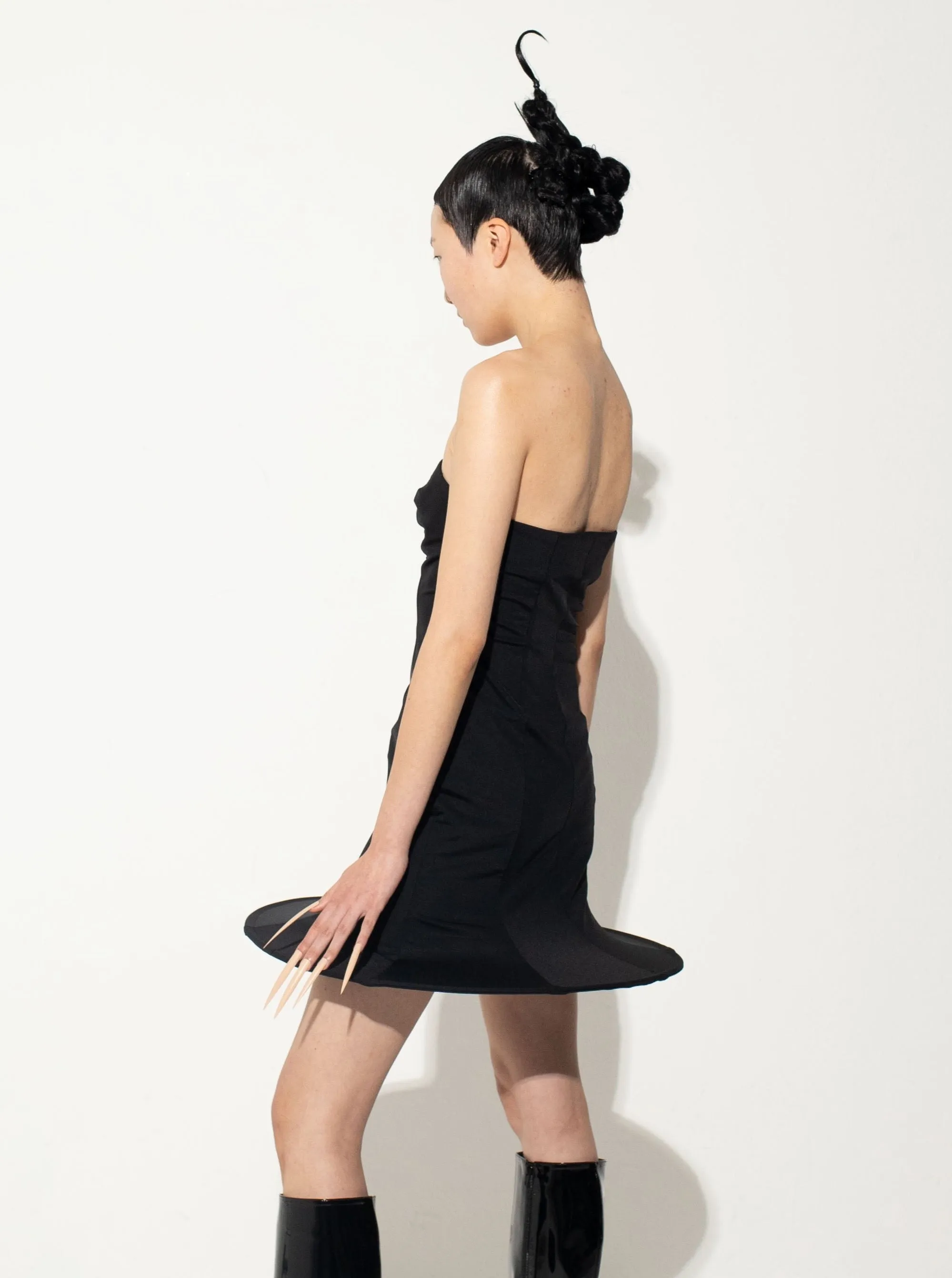 Micro Tube Dress in Black