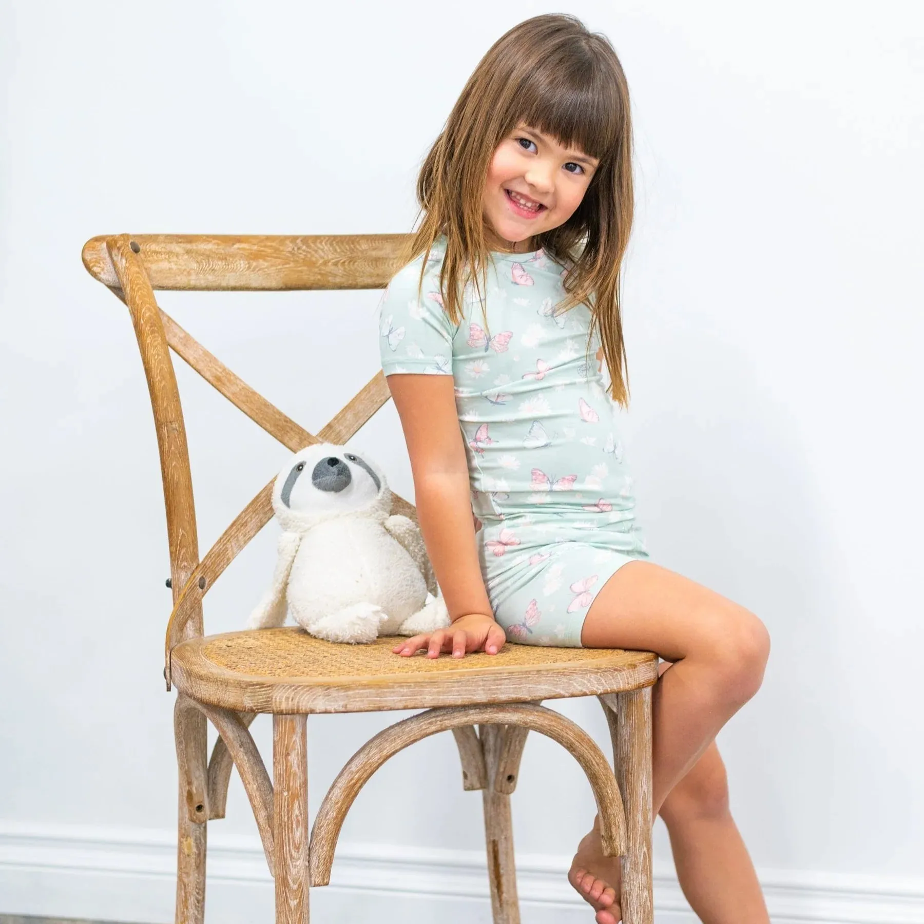 Mint Butterly Daisy Summer PJ Set