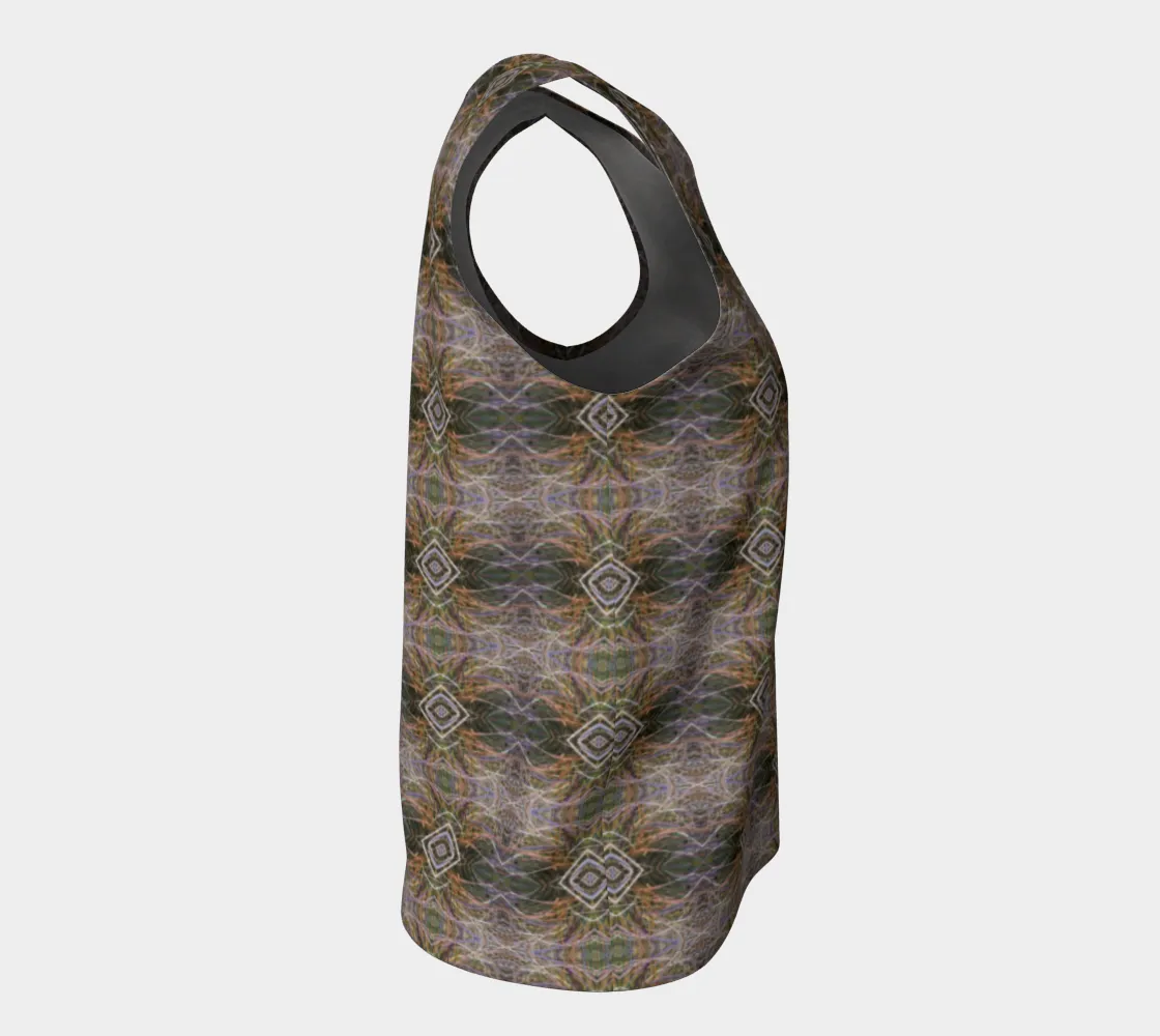 Miscanthus Shoots Loose Tank Top
