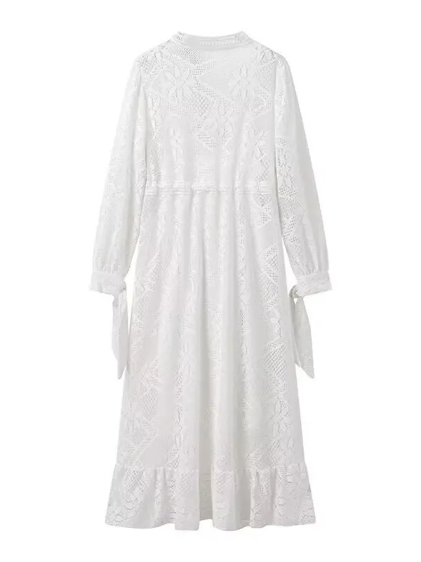 New hollow lace 2-piece dress
