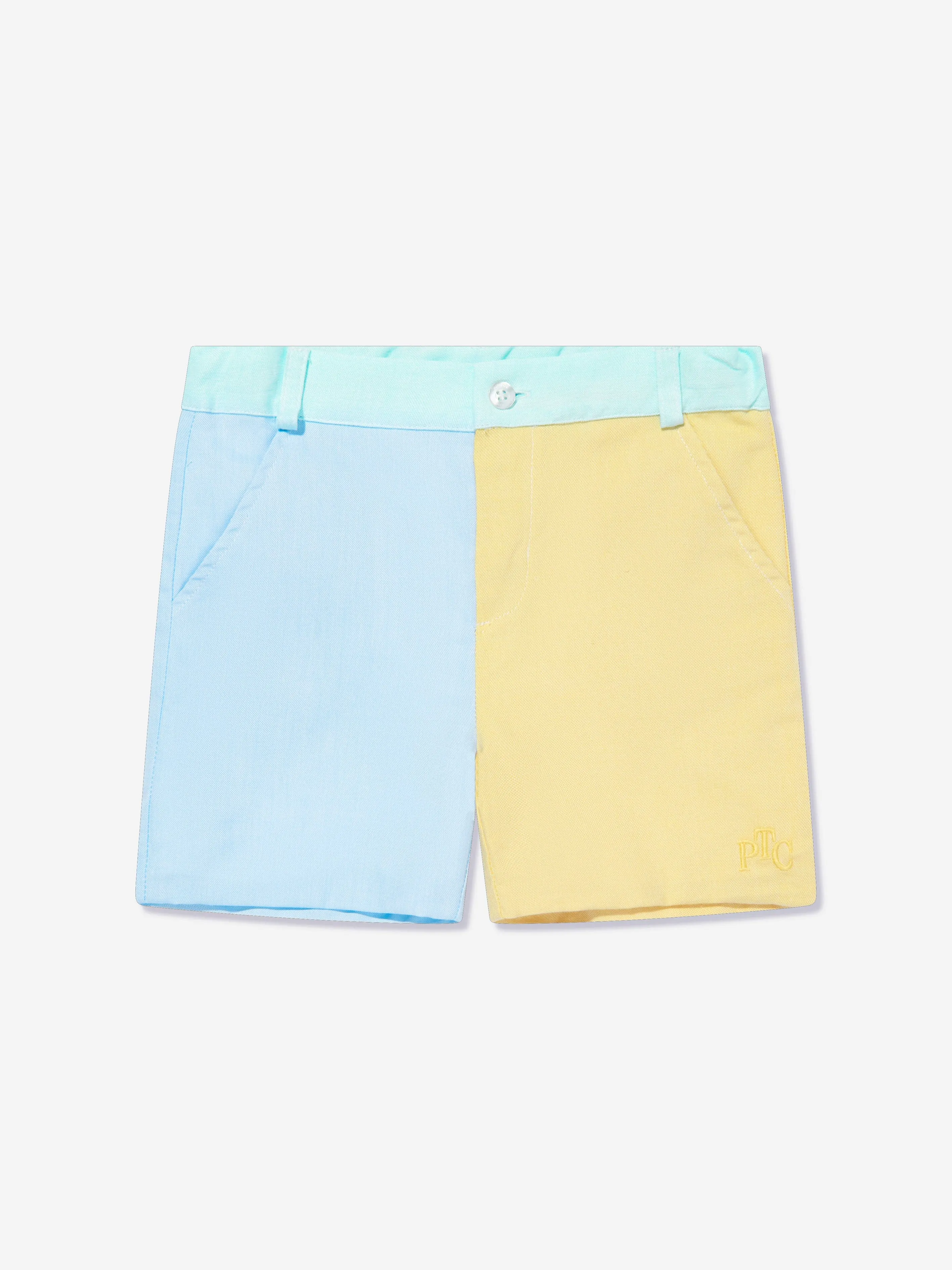 Patachou Boys Colourblock Shorts in Multicolour