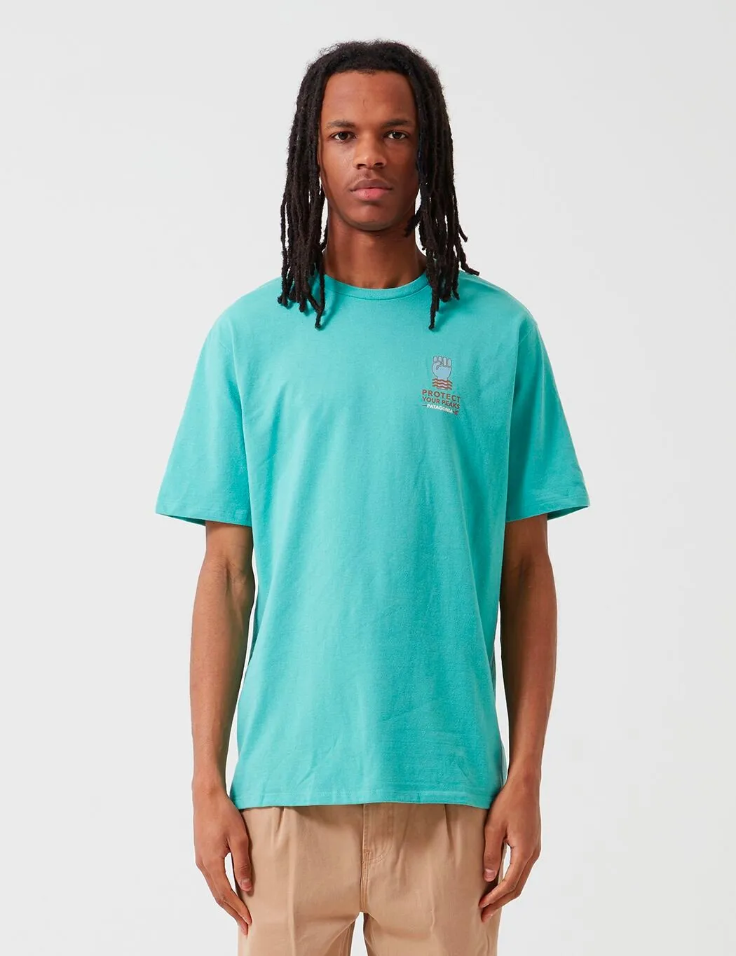 Patagonia Keep The Stoke Stoked Responsibili-Tee T-Shirt - Light Beryl Green