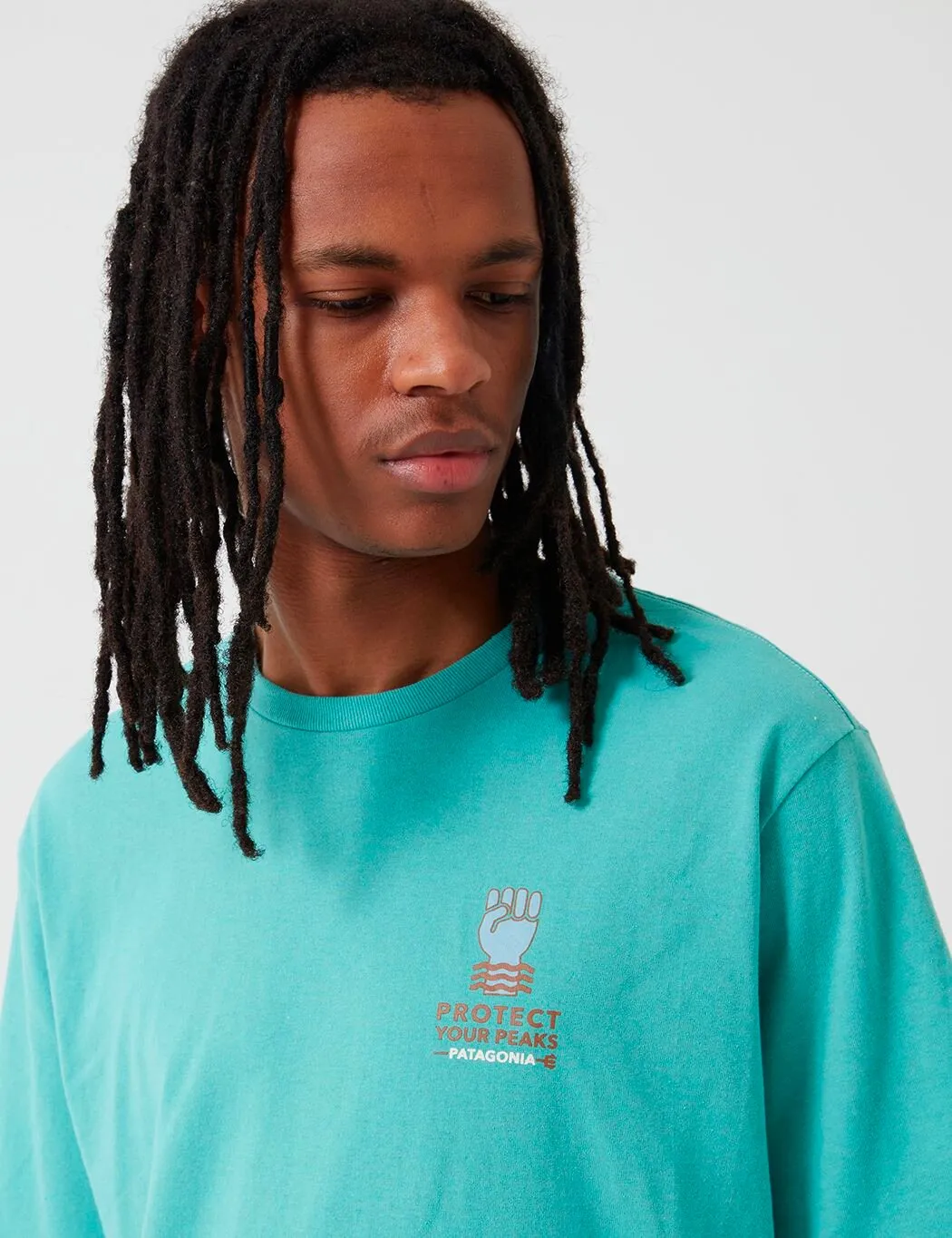 Patagonia Keep The Stoke Stoked Responsibili-Tee T-Shirt - Light Beryl Green