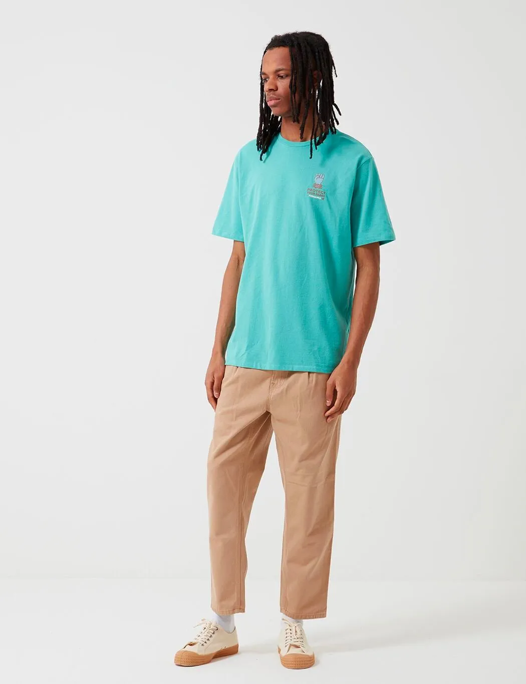 Patagonia Keep The Stoke Stoked Responsibili-Tee T-Shirt - Light Beryl Green