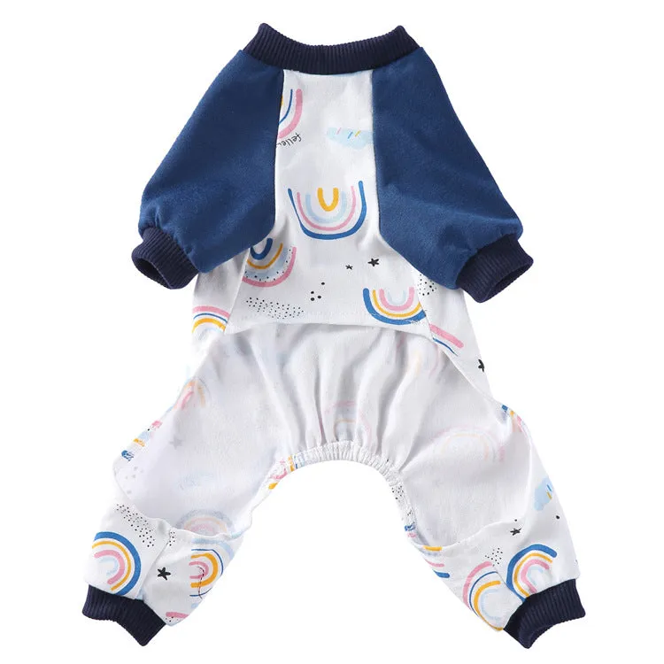 Pet Cotton Rainbow Pajamas
