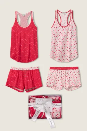 PJ Salvage Mix & Match Ruby Red Hearts PJ Set