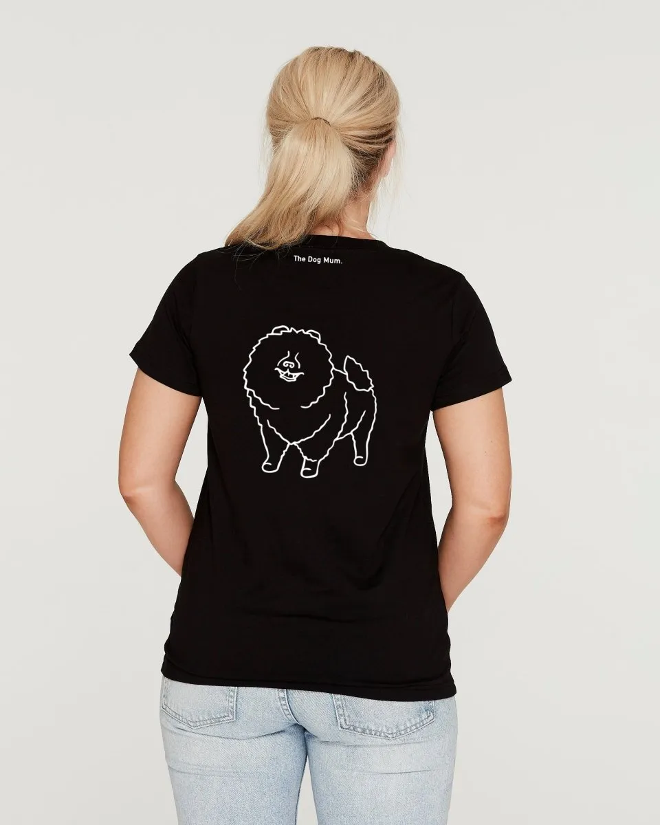 Pomeranian Mum Illustration: Classic T-Shirt