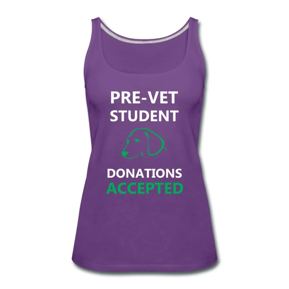 Pre- Vet Student  Women's Tank Top