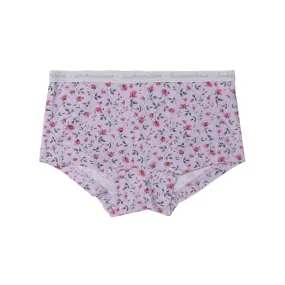 Printed Boyshort Pantie Lilac Little Flowers