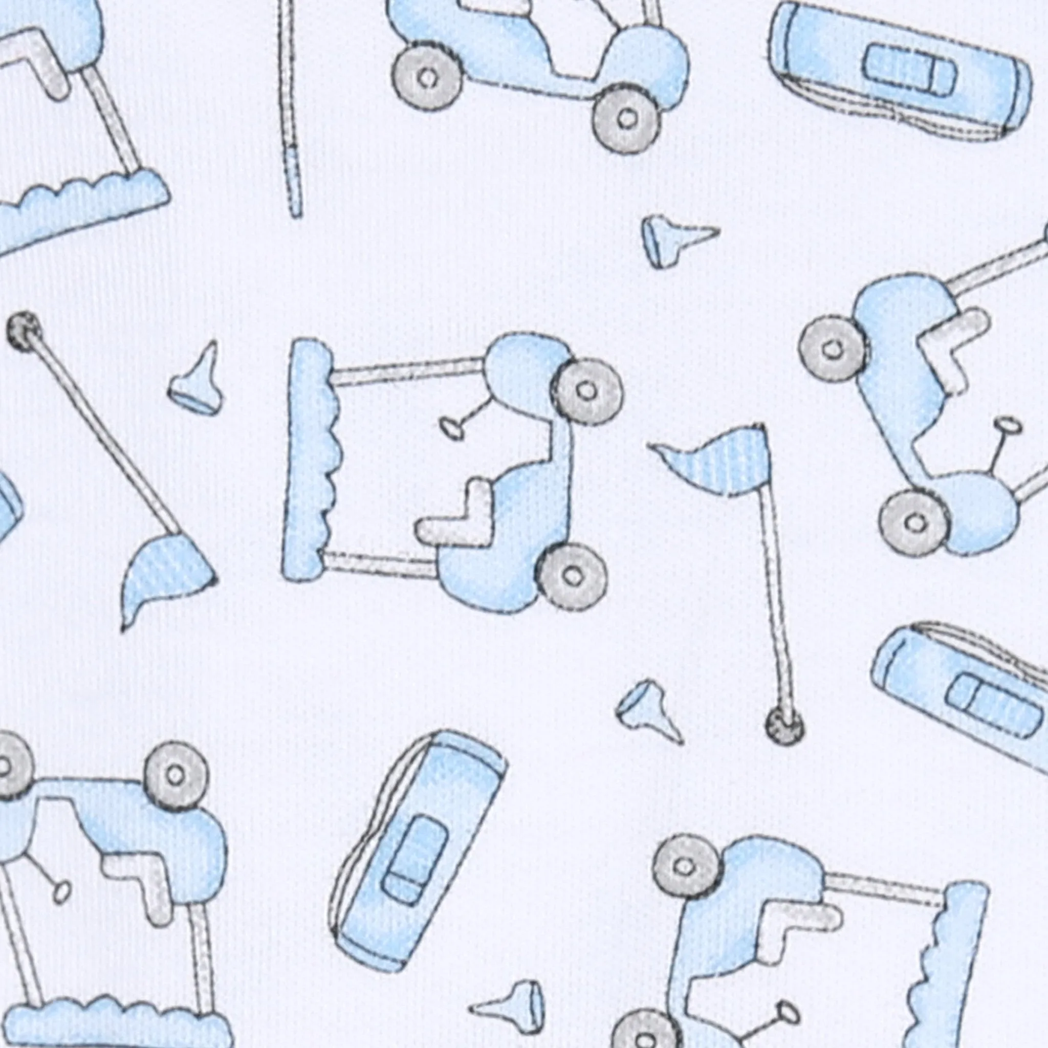 Putting Around Long Pajamas - Blue