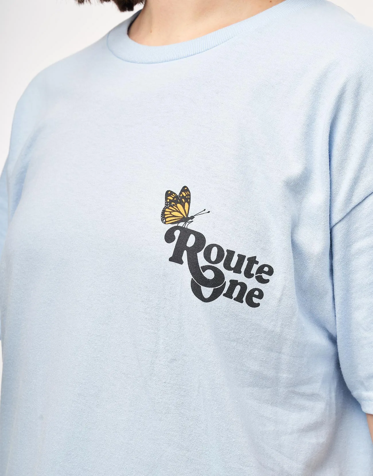 Route One Flutter T-Shirt - Light Blue