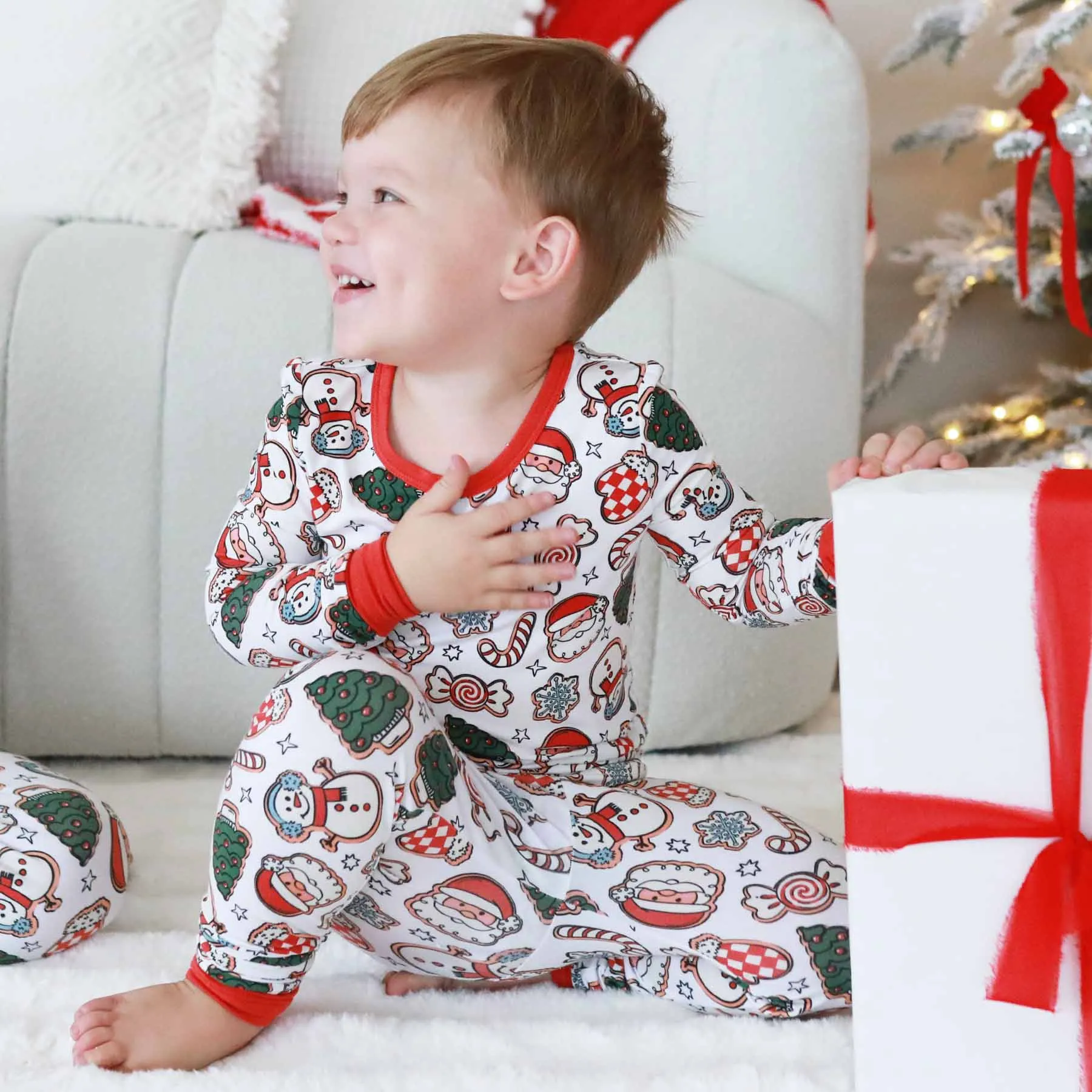 Santa's Cookies Two Piece Pajama Set