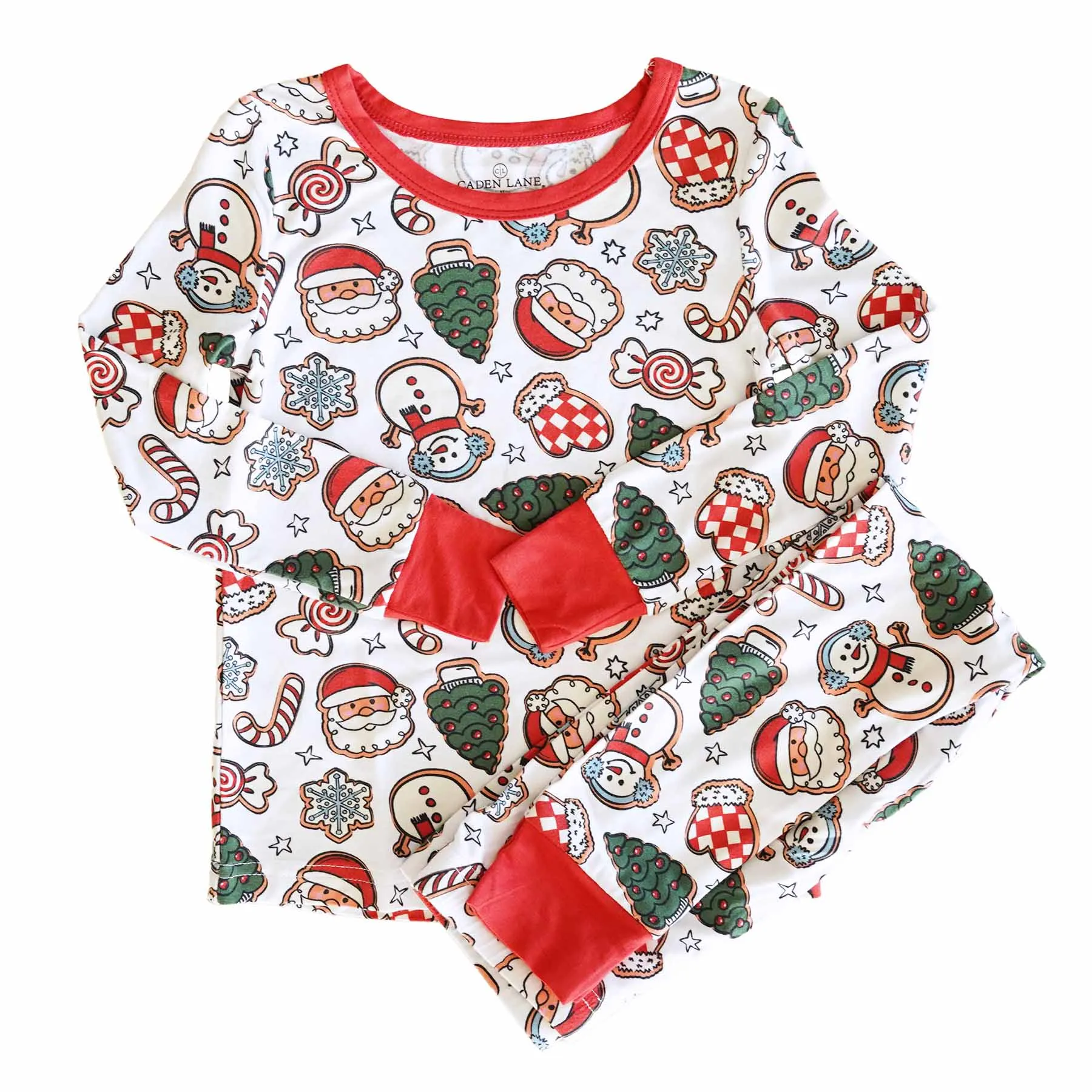 Santa's Cookies Two Piece Pajama Set