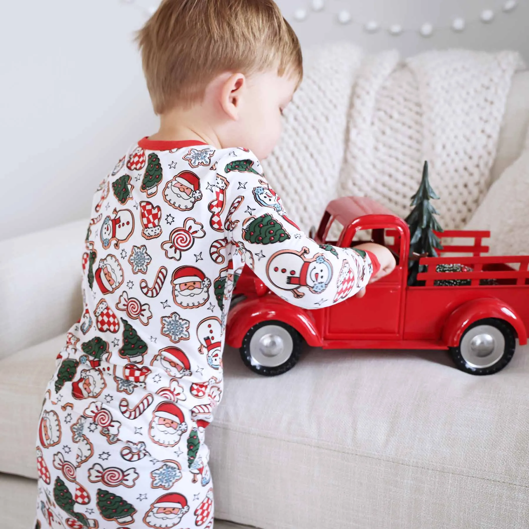 Santa's Cookies Two Piece Pajama Set