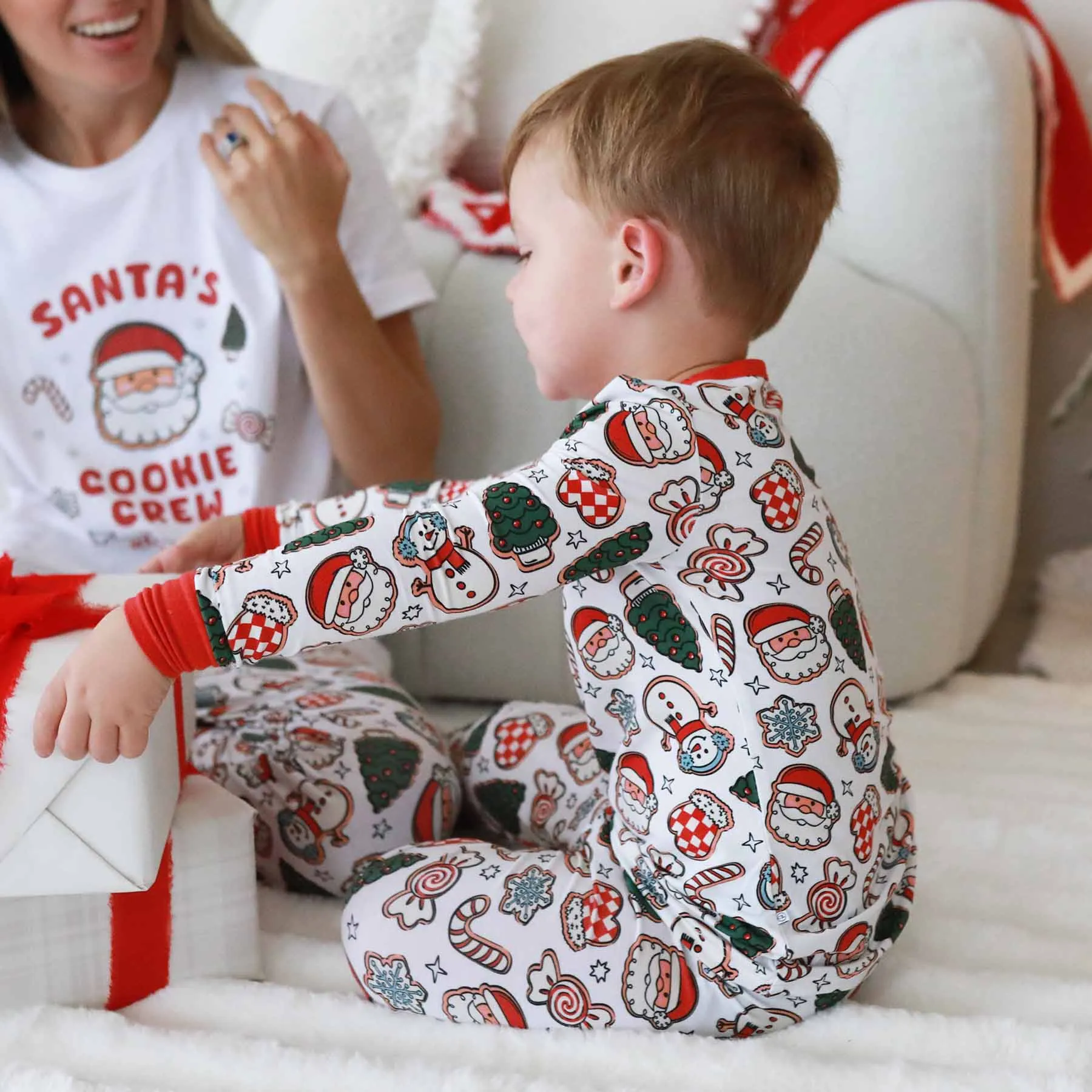Santa's Cookies Two Piece Pajama Set