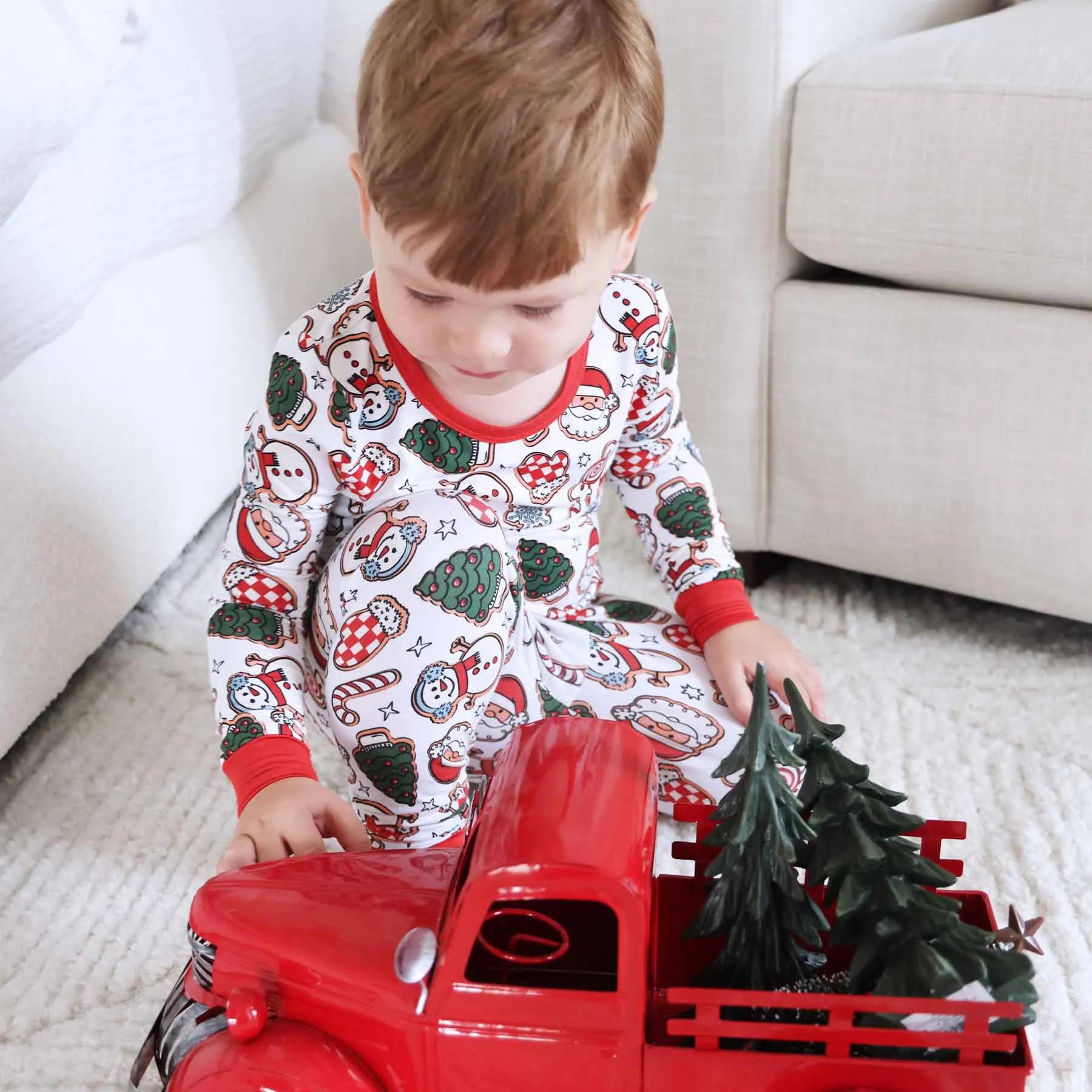Santa's Cookies Two Piece Pajama Set