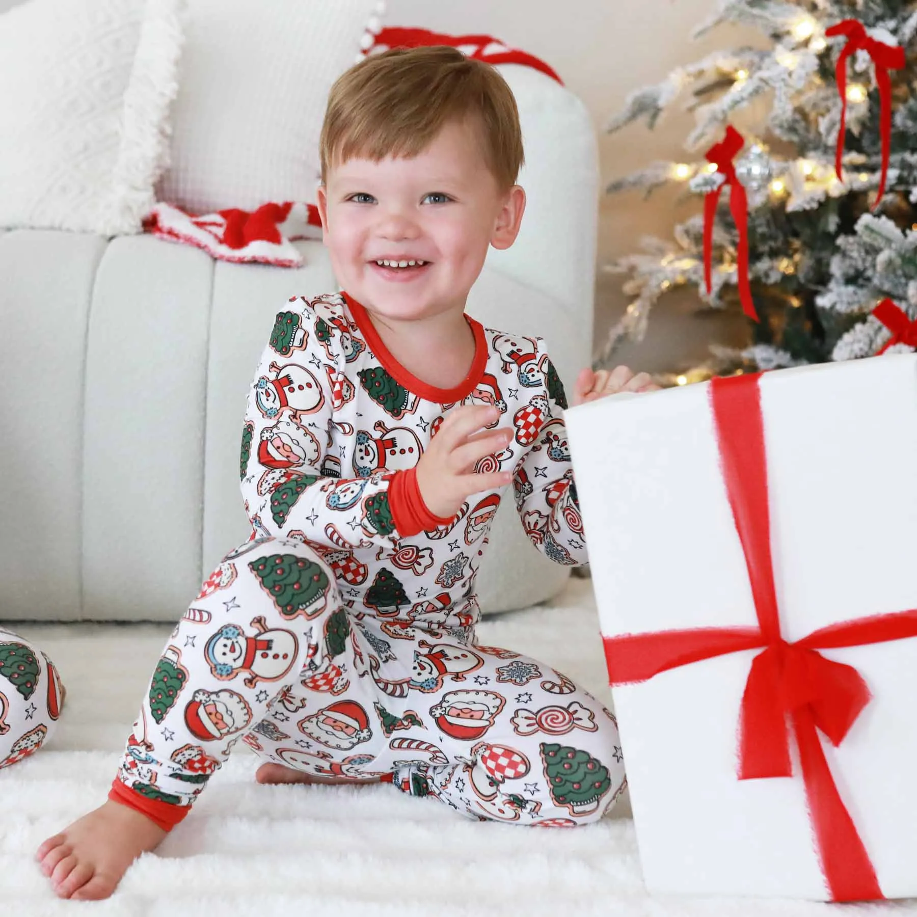Santa's Cookies Two Piece Pajama Set