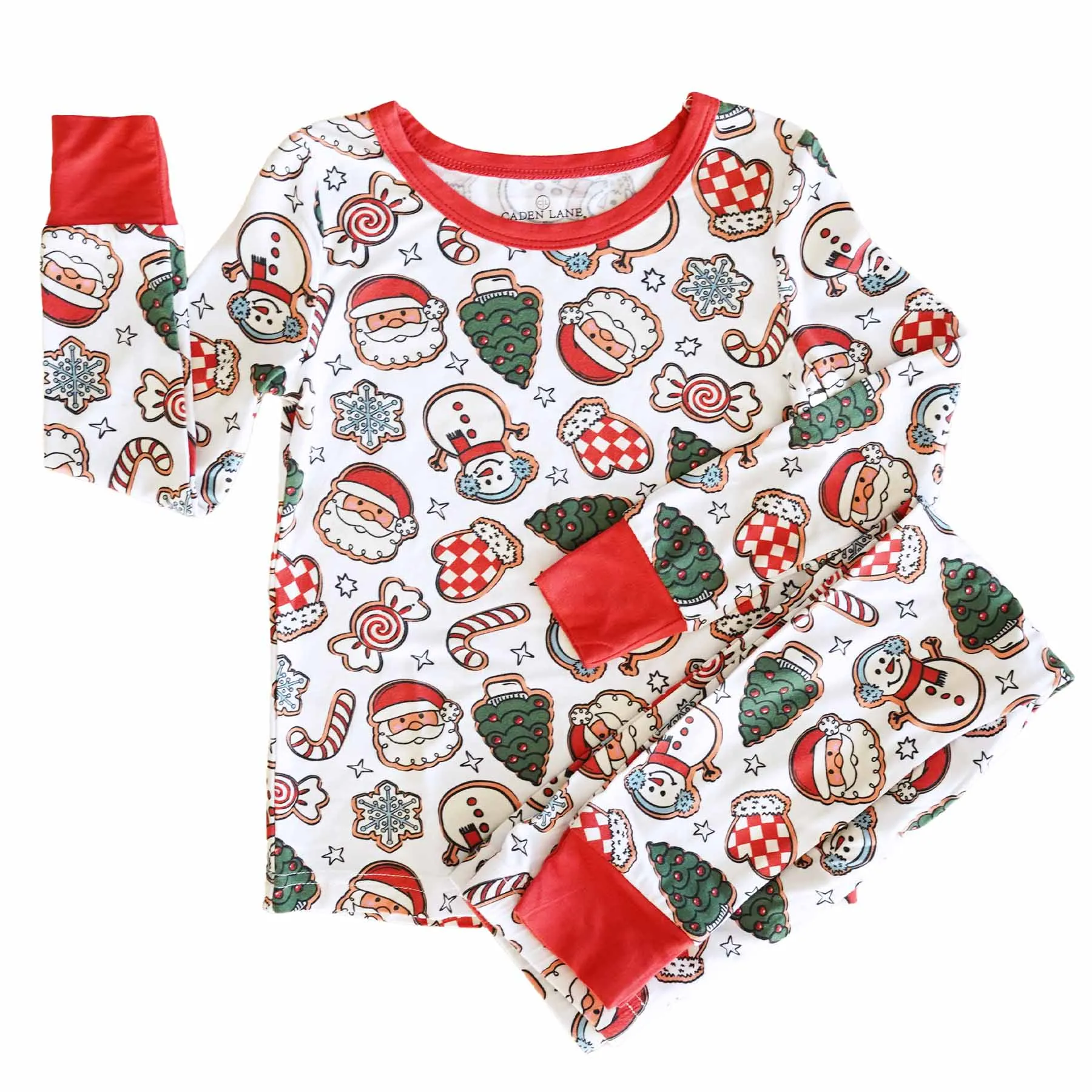 Santa's Cookies Two Piece Pajama Set