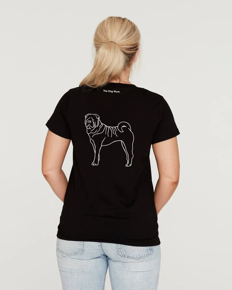 Shar Pei Mum Illustration: Classic T-Shirt