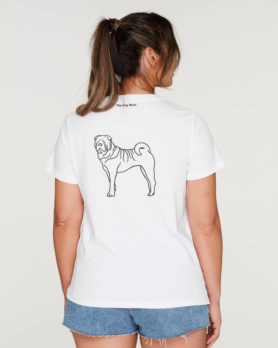 Shar Pei Mum Illustration: Classic T-Shirt