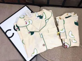 Short-Sleeved Trousers Cardigan Pajamas Home Service