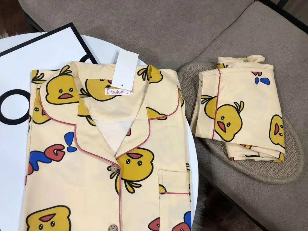 Short-Sleeved Trousers Cardigan Pajamas Home Service